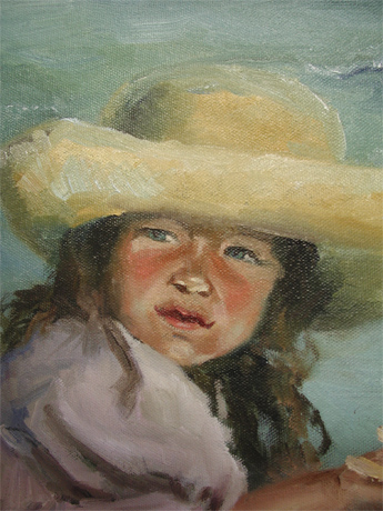 Taylor Savelle oil on 12 x 16 canvas. An oil sketch in the impressionists style. This painting was done fast with bold strokes, laying in color using the alla prima technique. Alla Prima literally means ‘at first attempt’ and aims to achieve the final effect in one sitting.